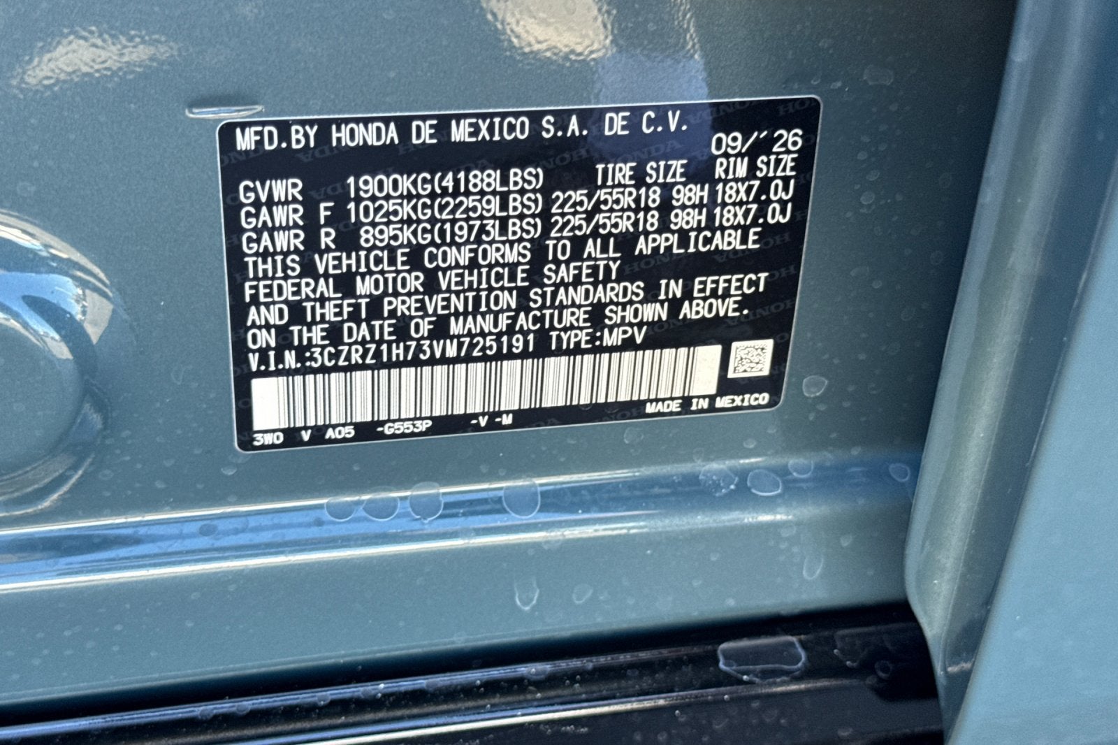 2027 Honda HR-V EX-L