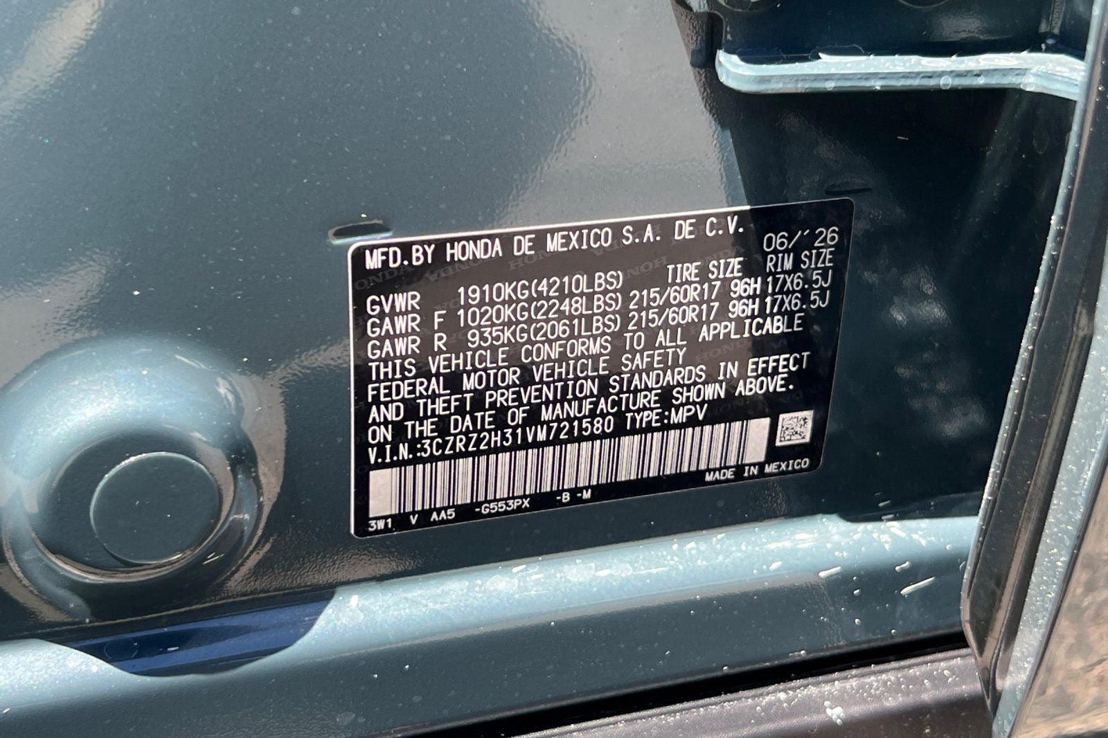 2027 Honda HR-V LX