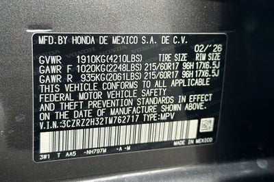 2026 Honda HR-V AWD LX