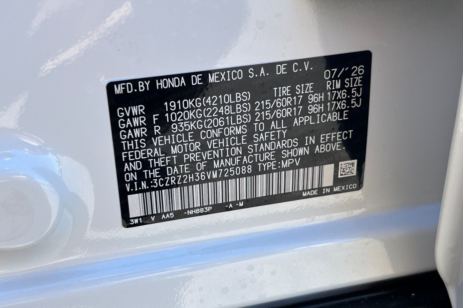 2027 Honda HR-V LX