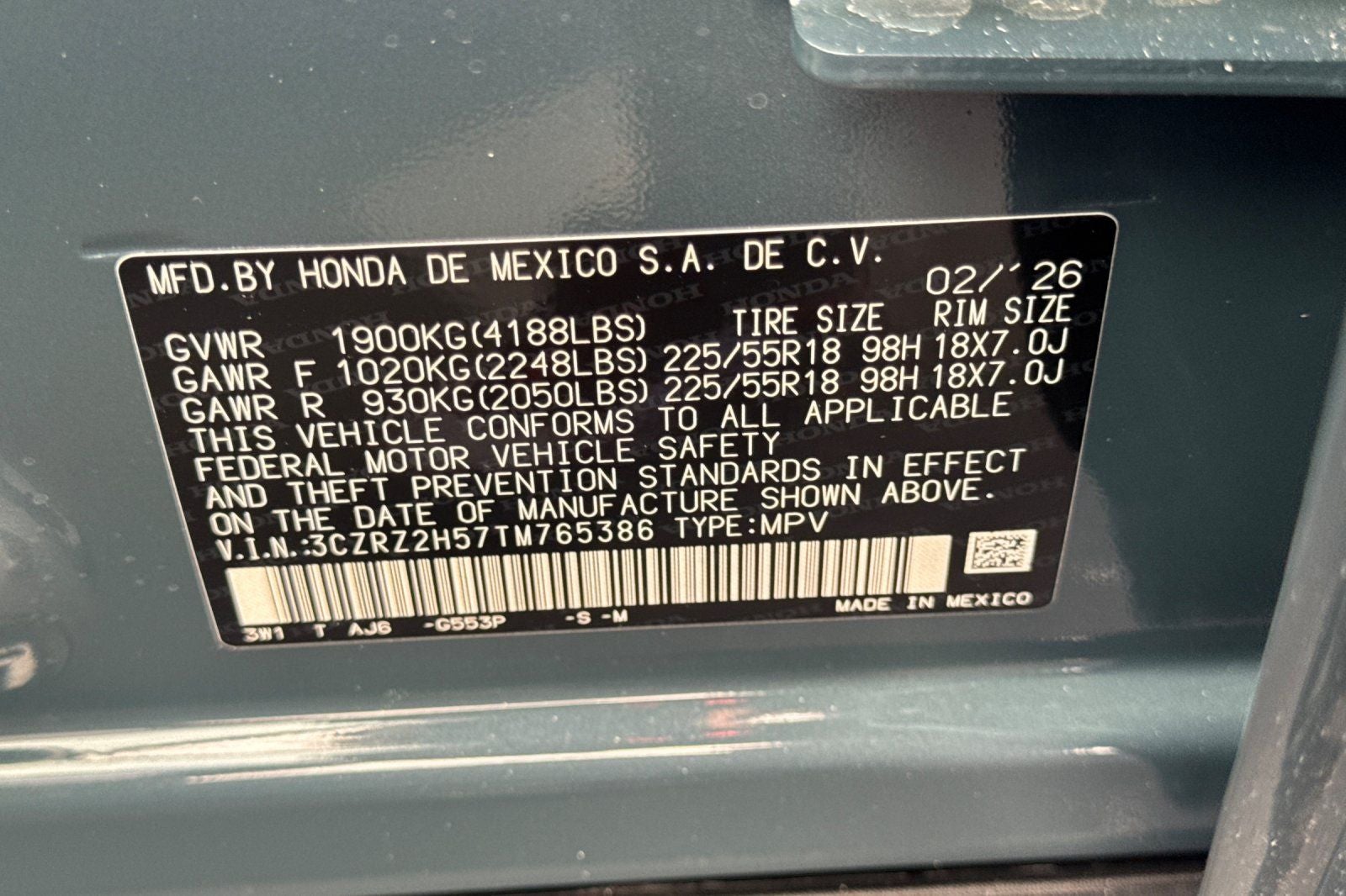 2026 Honda HR-V Sport