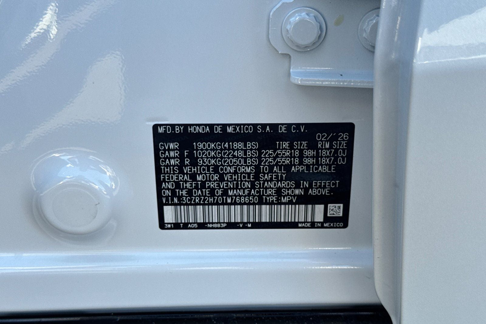 2026 Honda HR-V EX-L