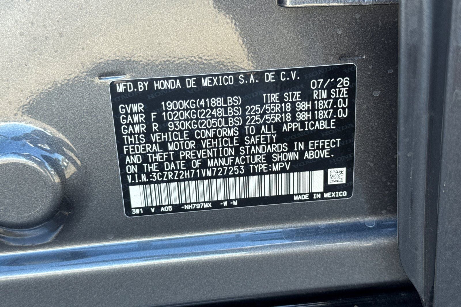 2027 Honda HR-V EX-L