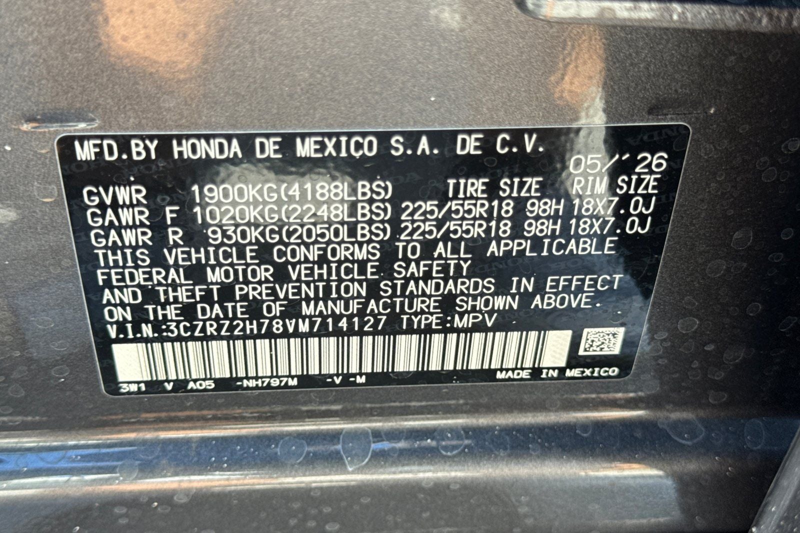 2027 Honda HR-V EX-L