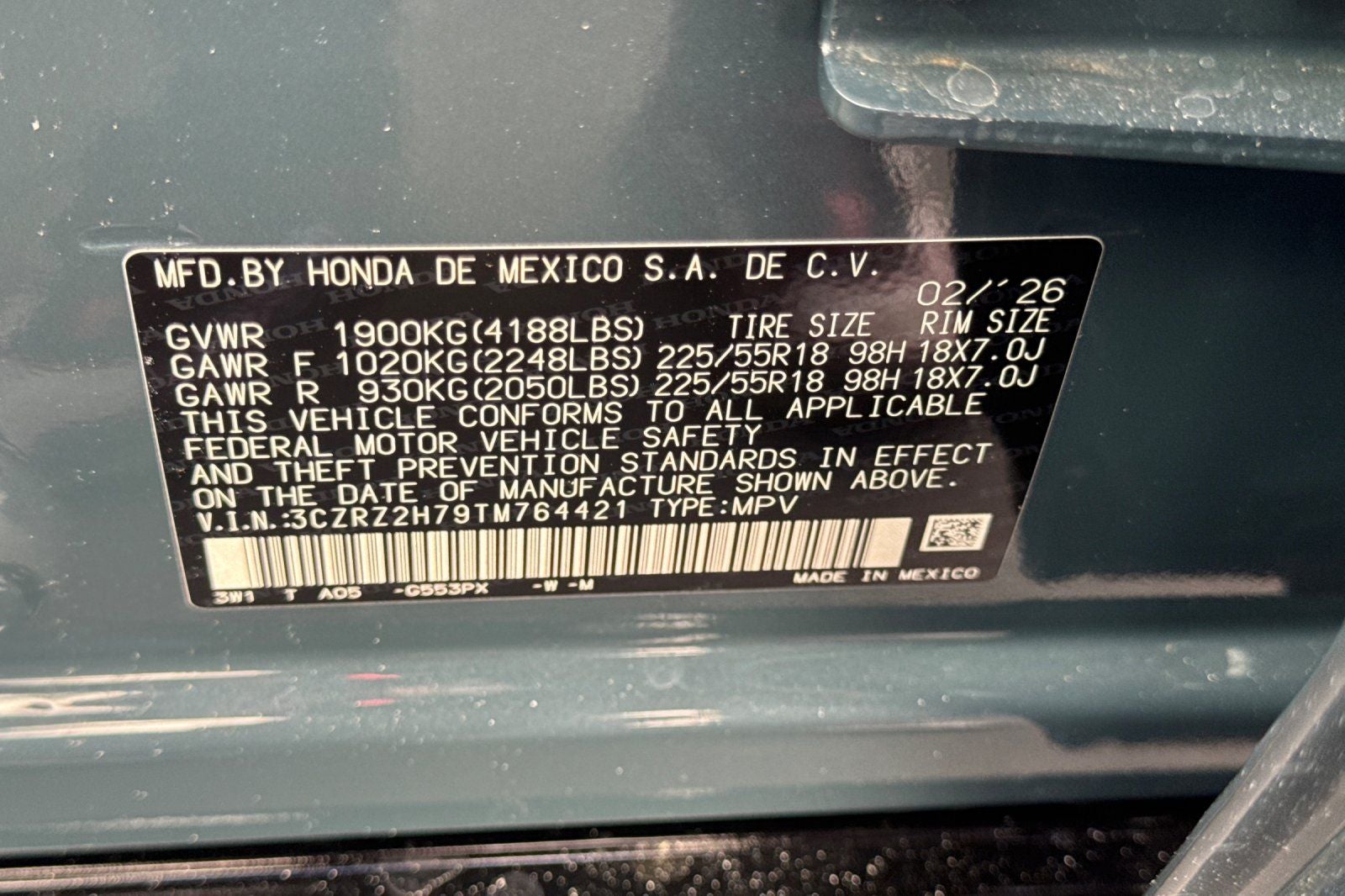 2026 Honda HR-V EX-L