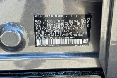 2026 Honda HR-V EX-L