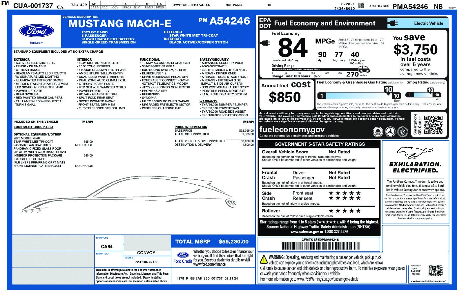 2023 Ford Mustang Mach-E GT