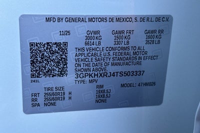 2026 Honda Prologue AWD Touring