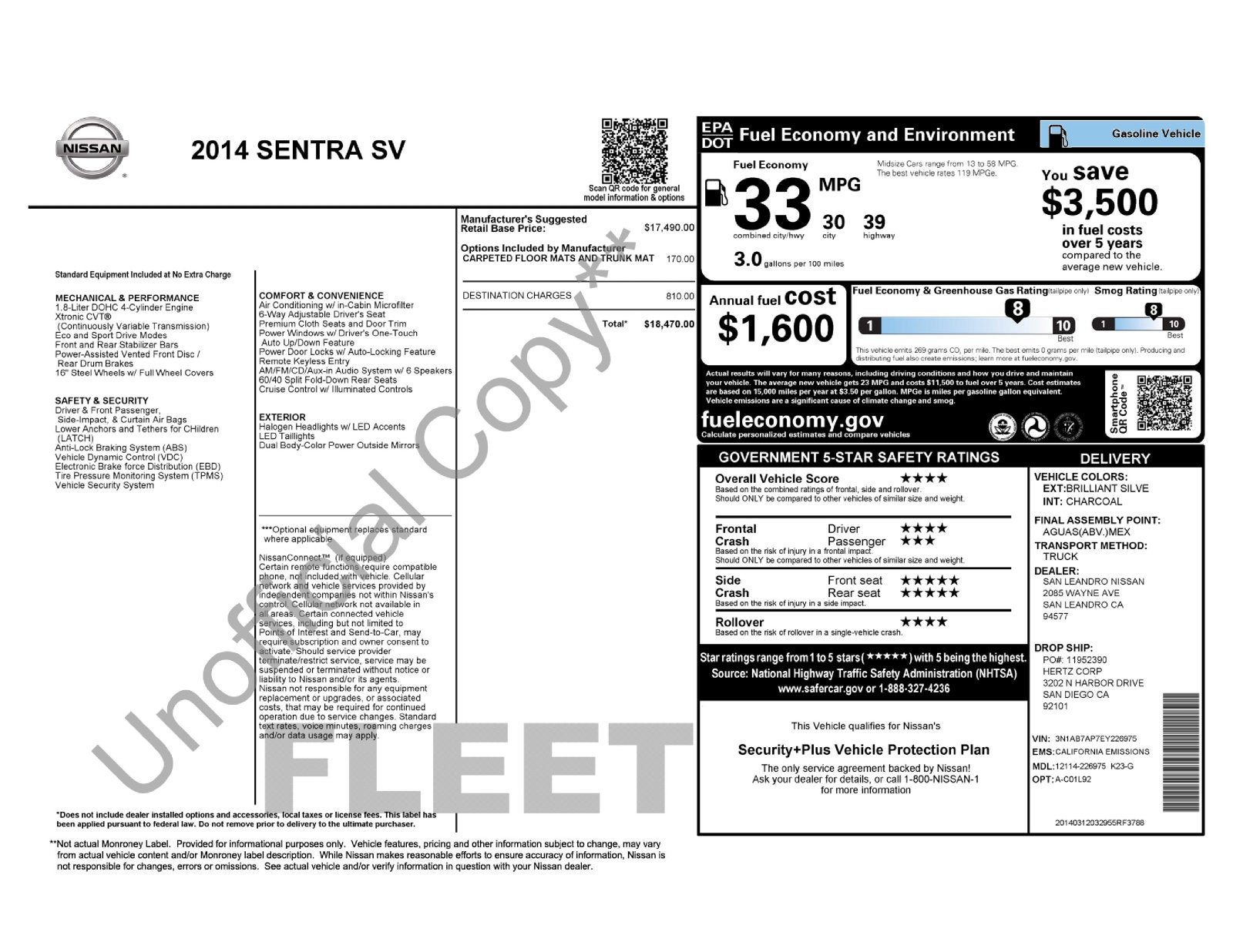 2014 Nissan Sentra S