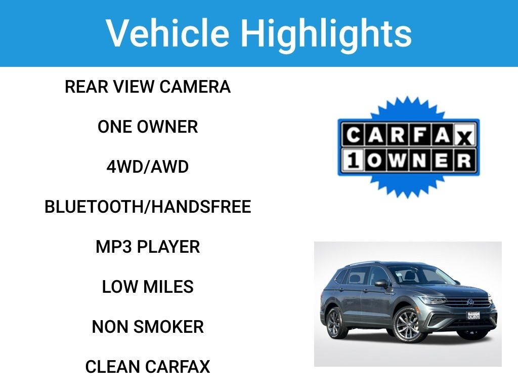 2022 Volkswagen Tiguan 2.0T SE