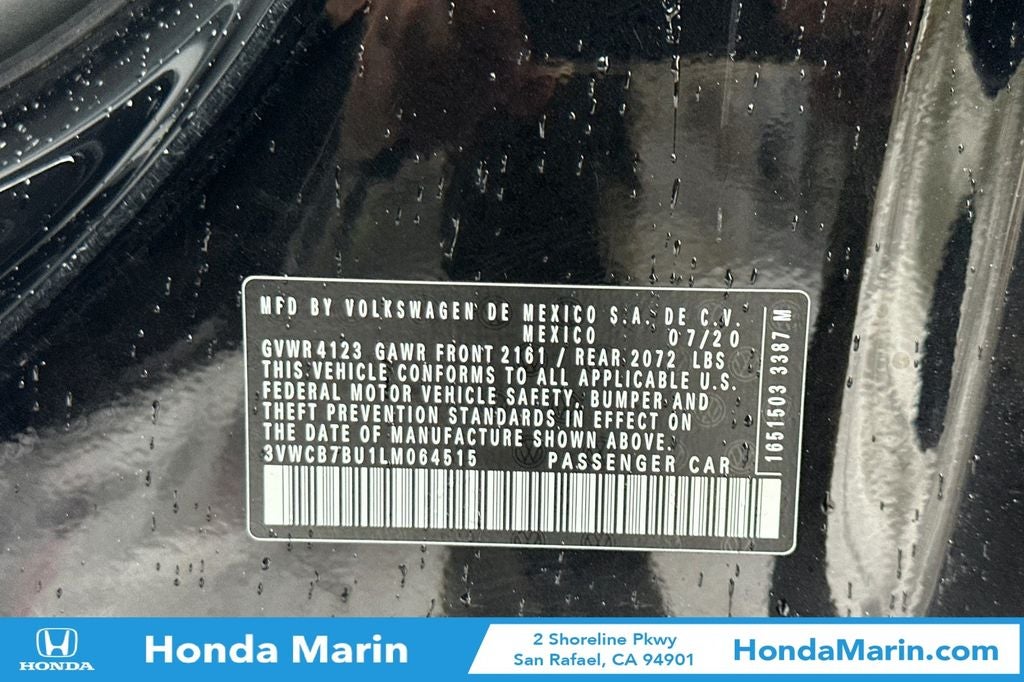 2020 Volkswagen Jetta 1.4T S