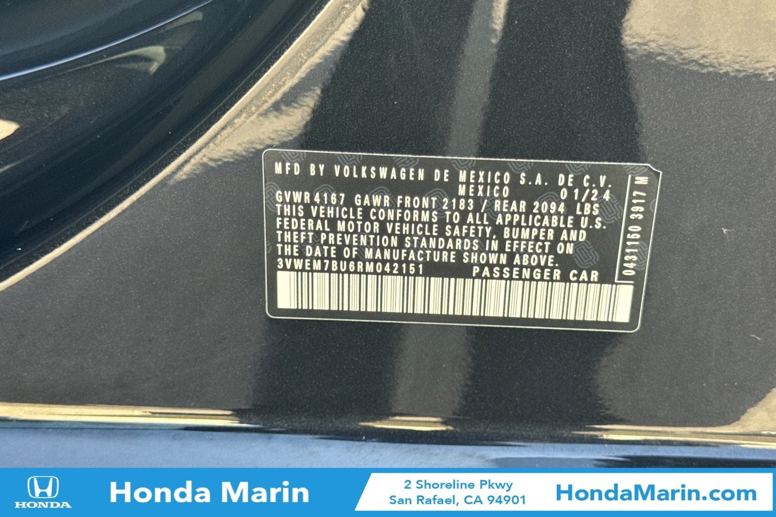 2024 Volkswagen Jetta 1.5T SE
