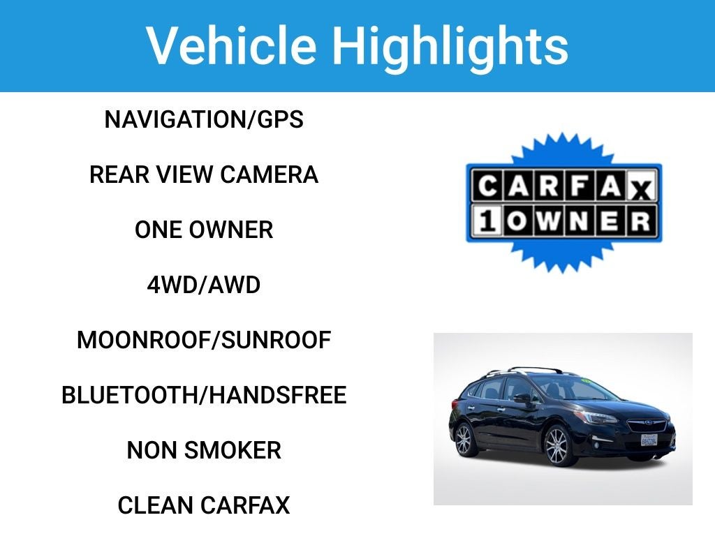 2017 Subaru Impreza 2.0i Limited