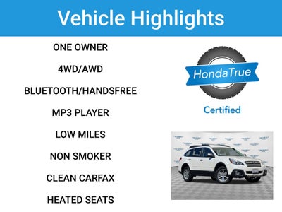 2014 Subaru Outback 3.6R Limited