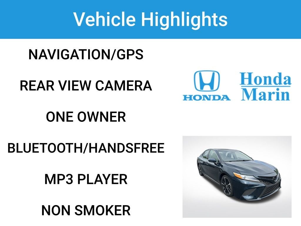 2018 Toyota Camry XSE V6