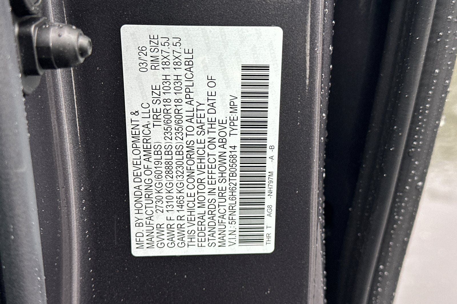 2026 Honda Odyssey EX-L