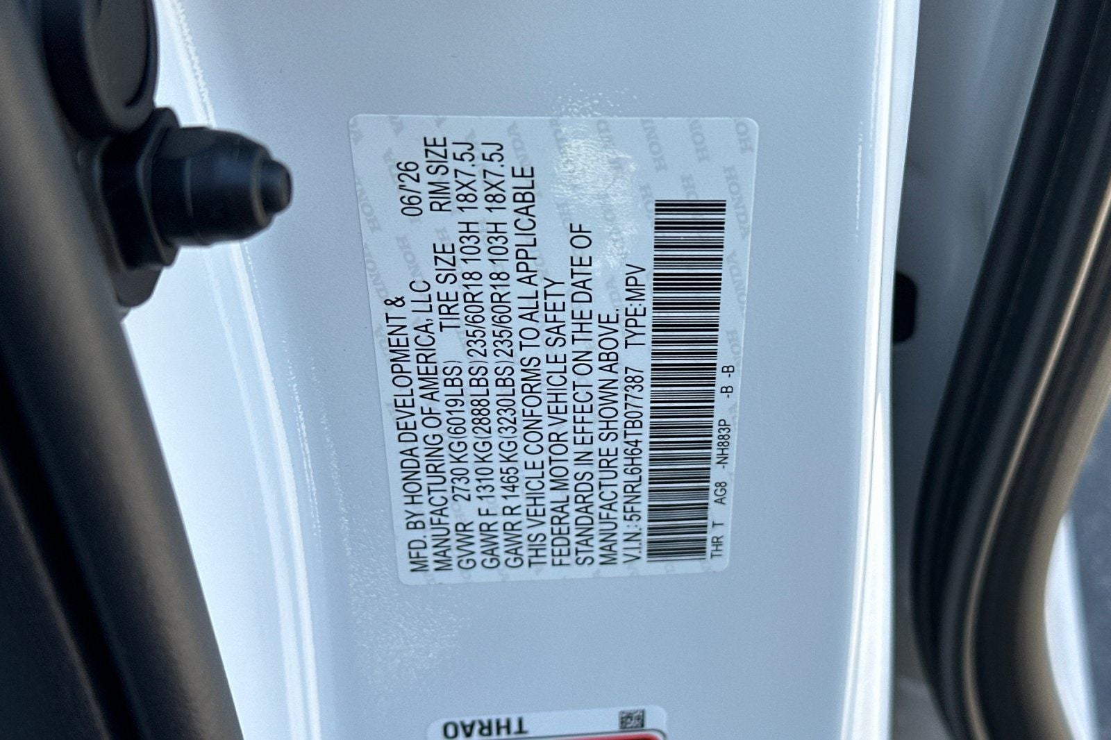 2026 Honda Odyssey EX-L