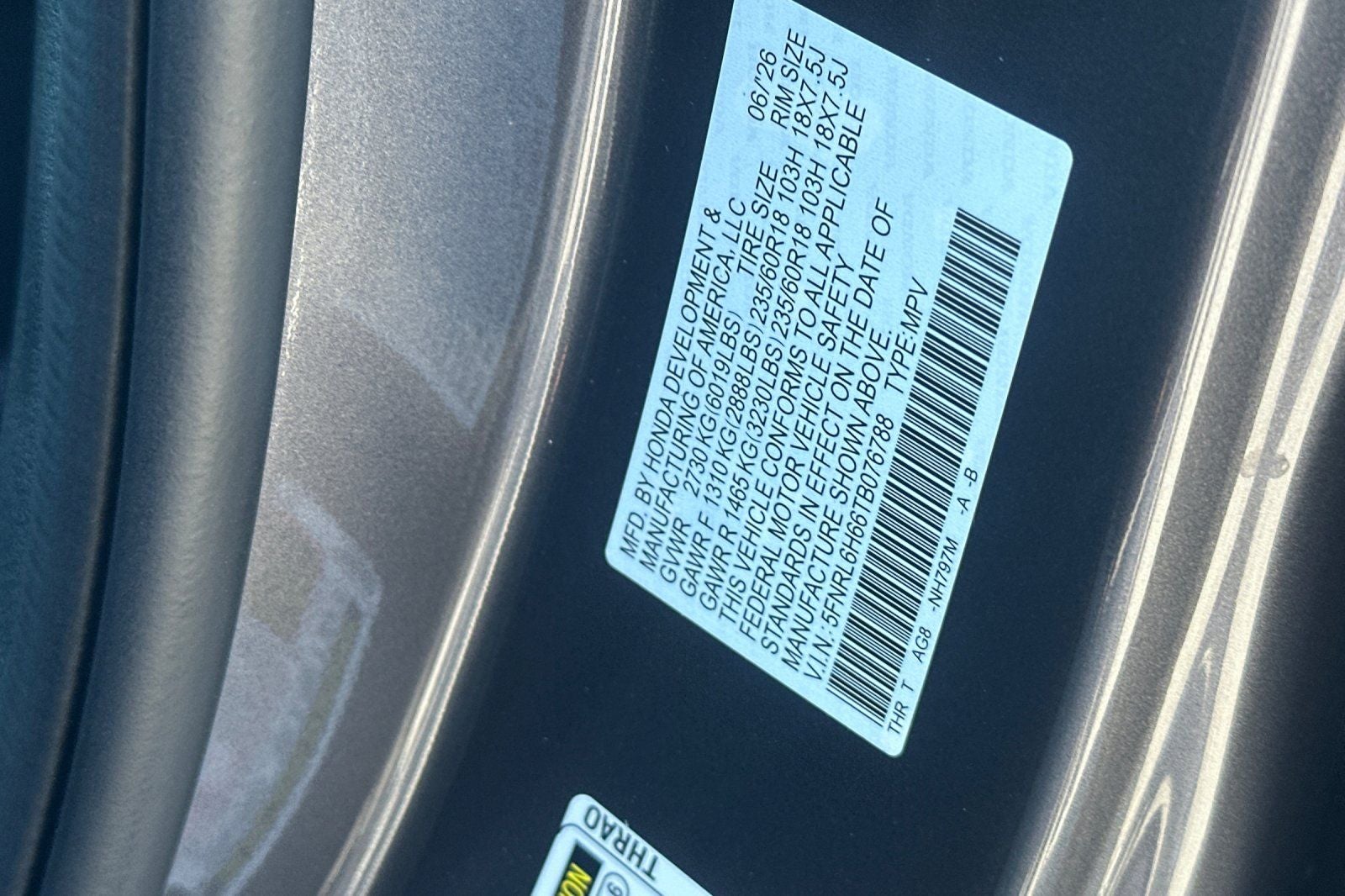 2026 Honda Odyssey EX-L