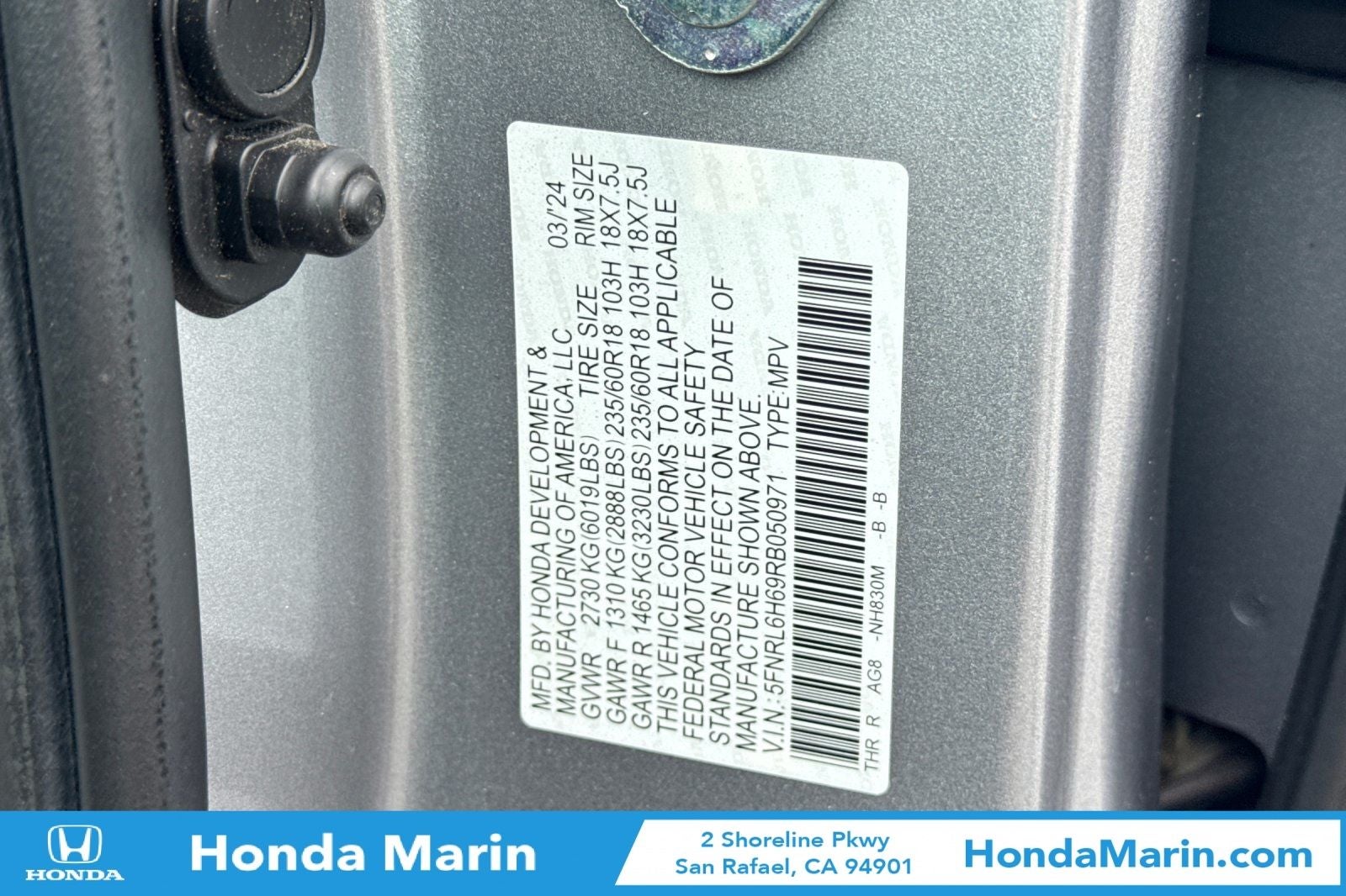 2024 Honda Odyssey EX-L