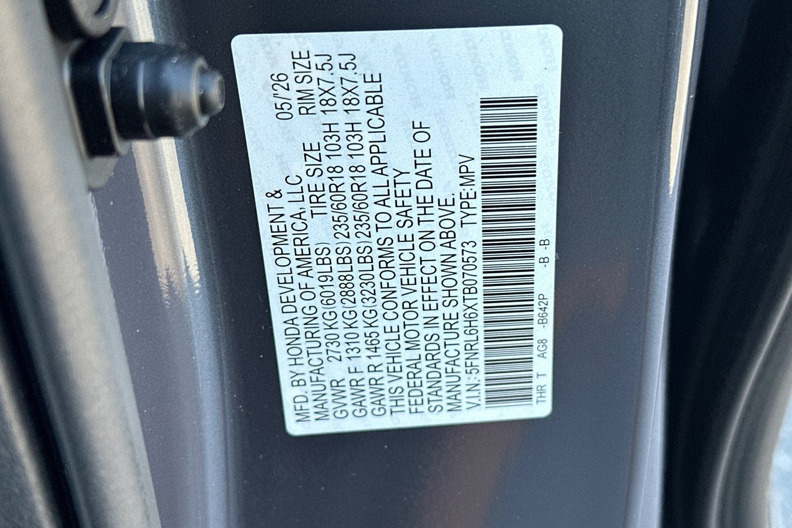 2026 Honda Odyssey EX-L