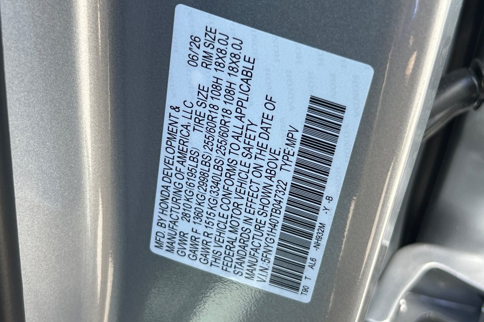 2026 Honda Pilot EX-L