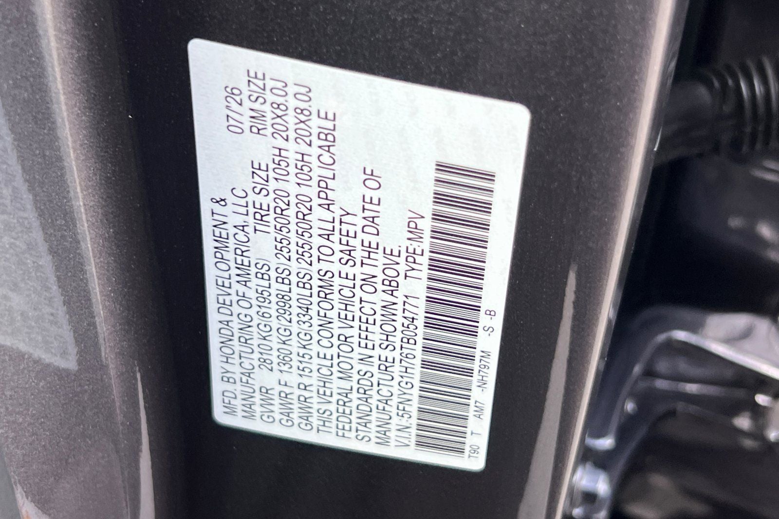 2026 Honda Pilot Touring