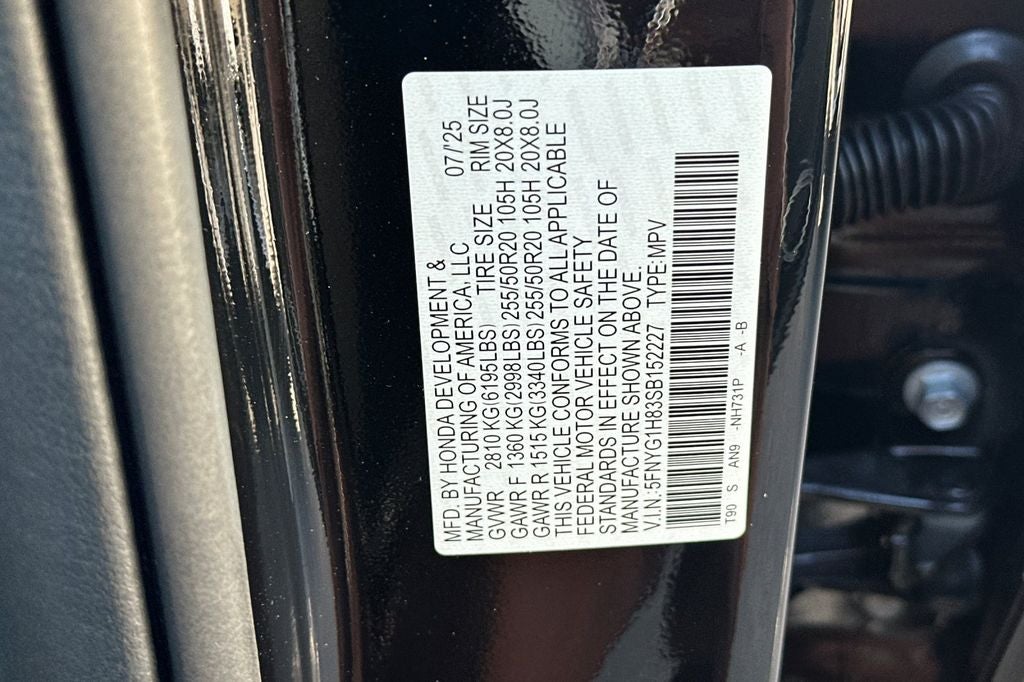 2025 Honda Pilot AWD ELITE