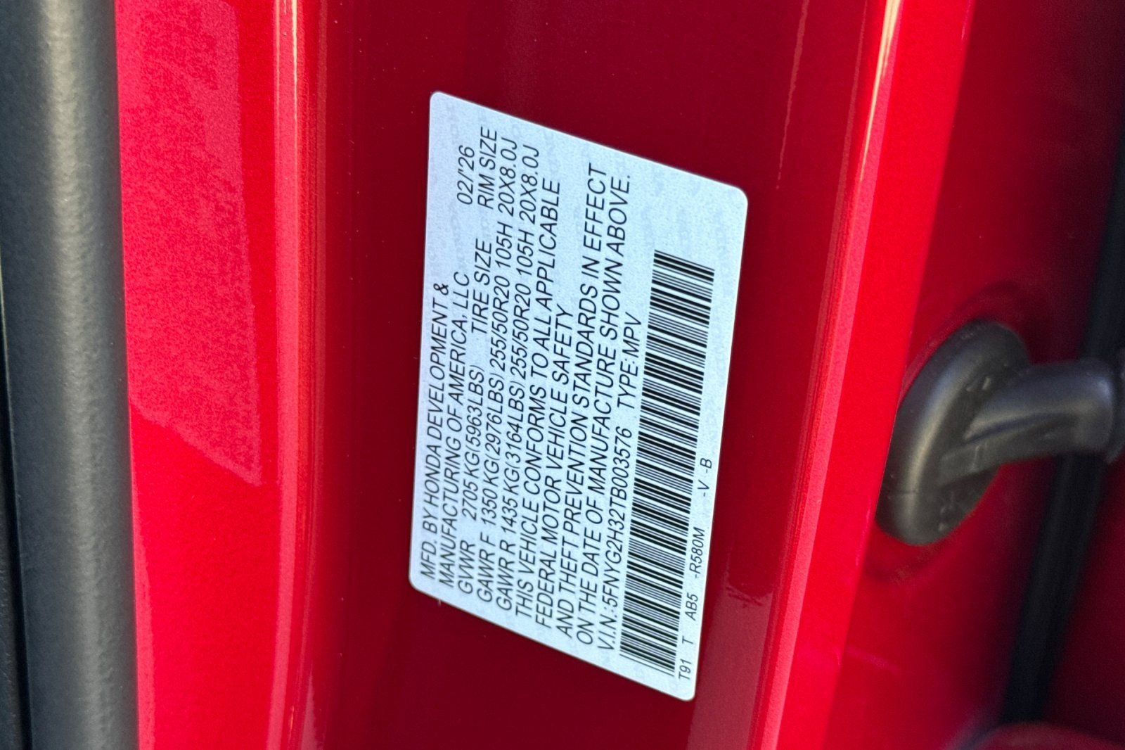 2026 Honda Pilot Sport