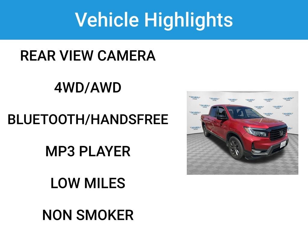 2021 Honda Ridgeline Sport