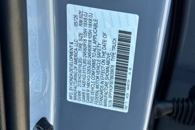 2026 Honda Ridgeline RTL