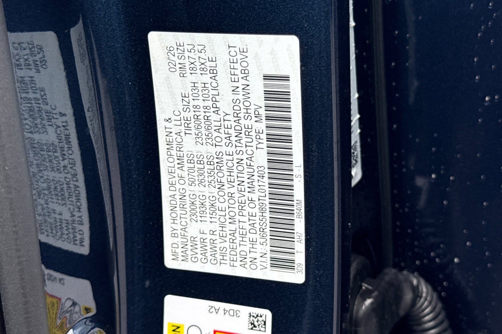 2026 Honda CR-V Hybrid Sport-L