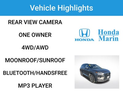 2019 Hyundai Santa Fe Limited