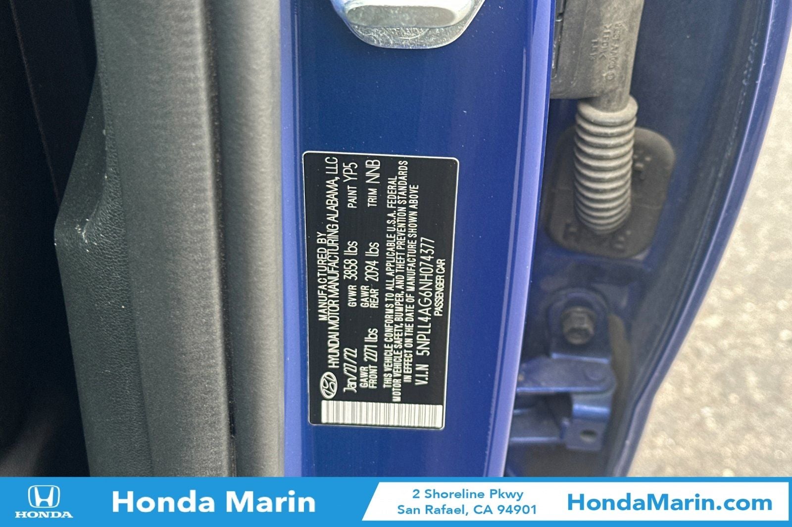 2022 Hyundai Elantra SE