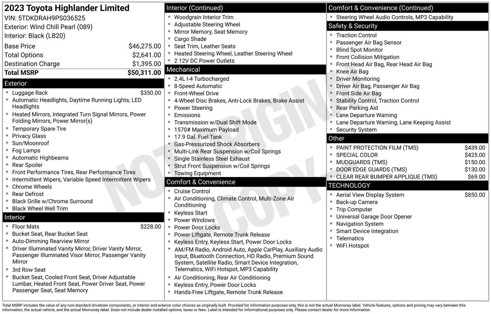 2023 Toyota Highlander Limited