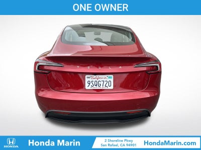2025 Tesla Model 3 Long Range