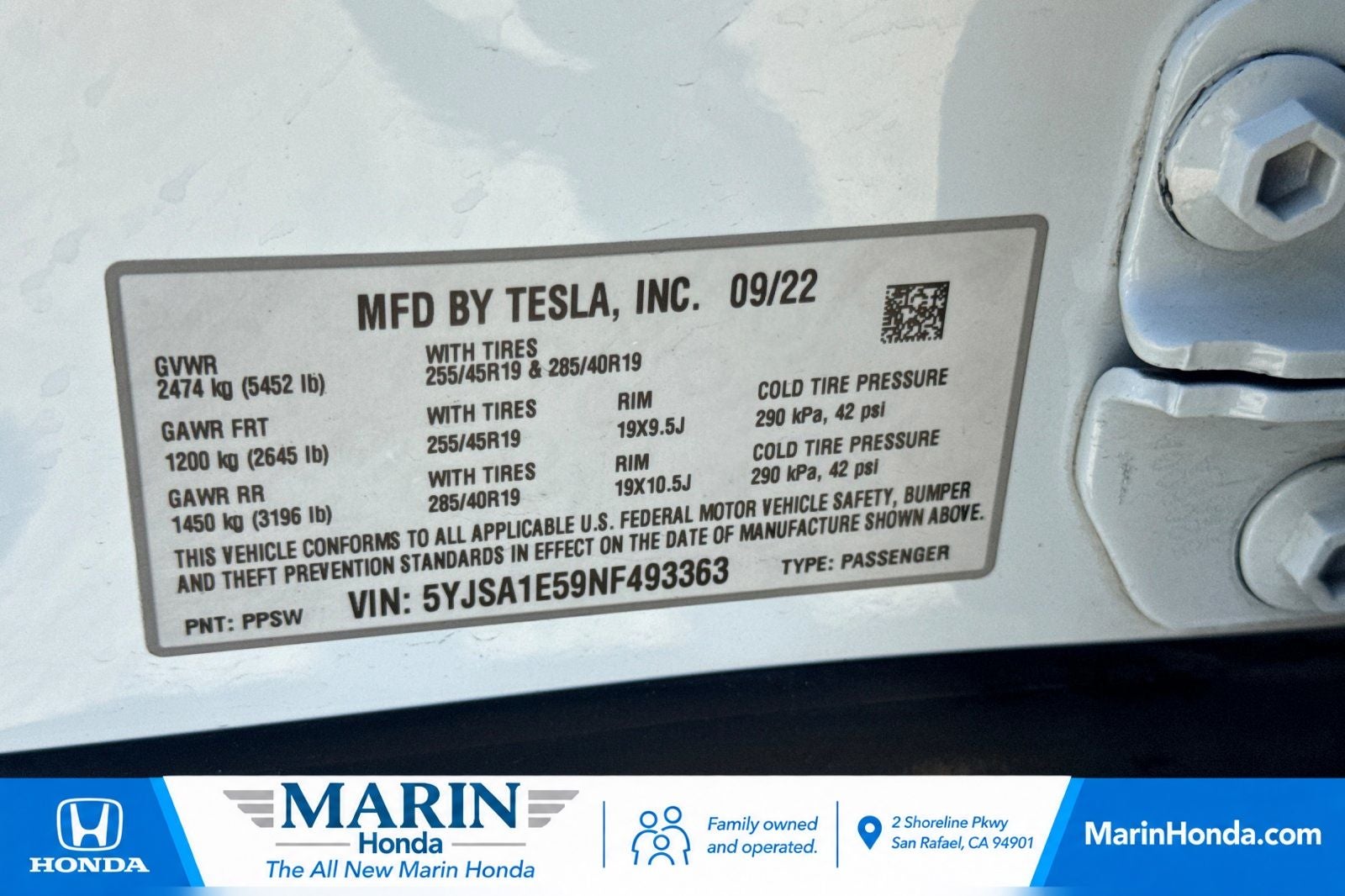 2022 Tesla Model S Base