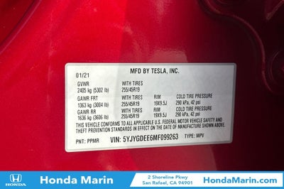 2021 Tesla Model Y Long Range