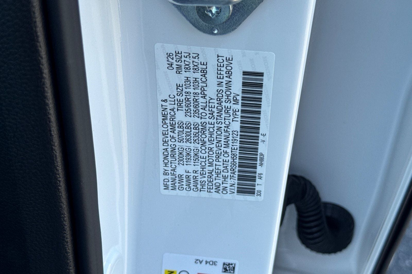 2026 Honda CR-V Hybrid Sport