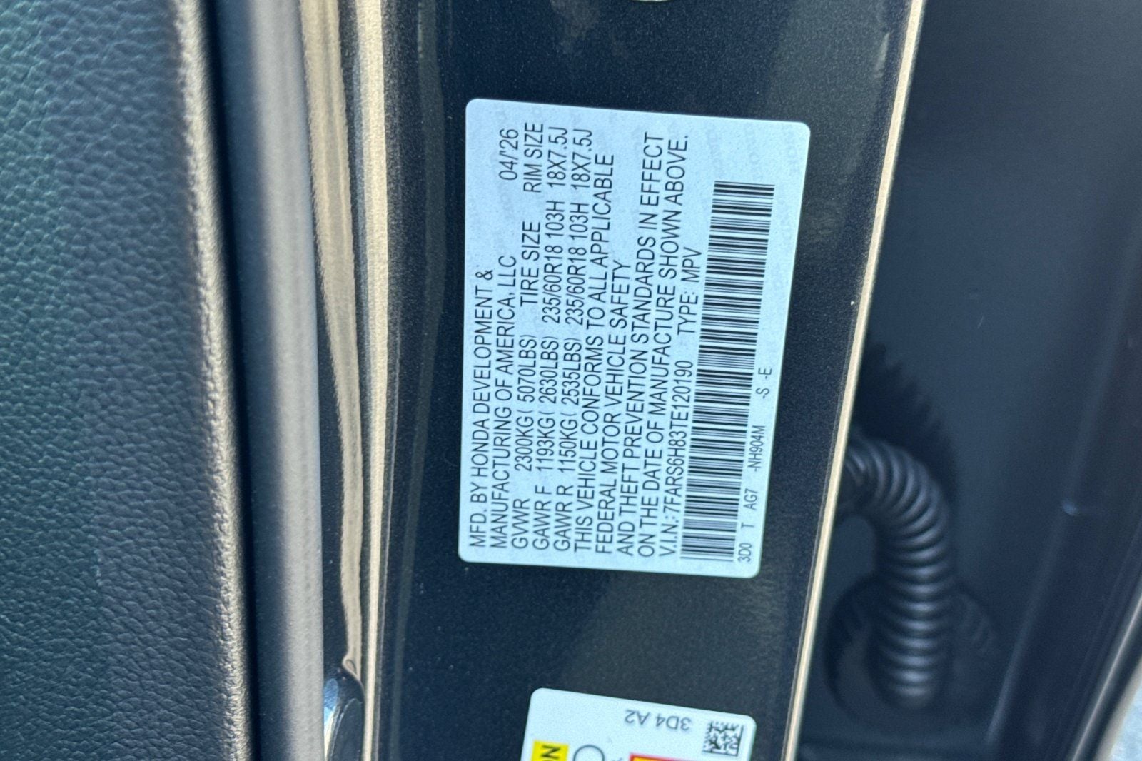 2026 Honda CR-V Hybrid Sport-L