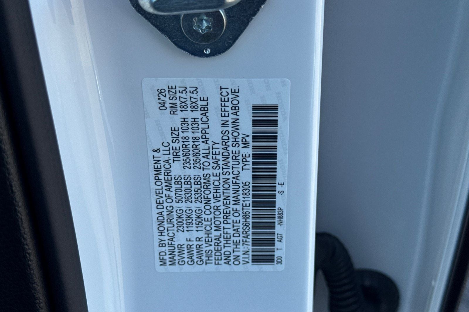 2026 Honda CR-V Hybrid Sport-L