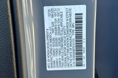 2026 Honda CR-V AWD Sport-L Hybrid