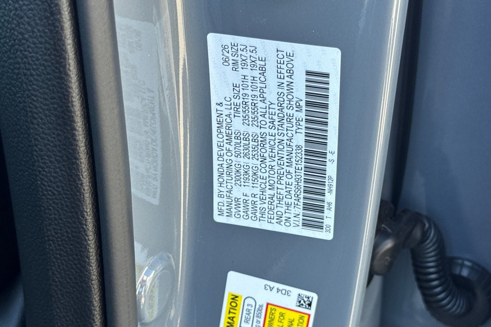 2026 Honda CR-V Hybrid Sport Touring