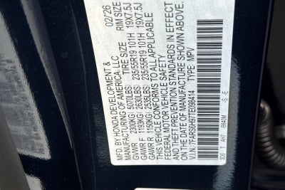 2026 Honda CR-V Hybrid Sport Touring