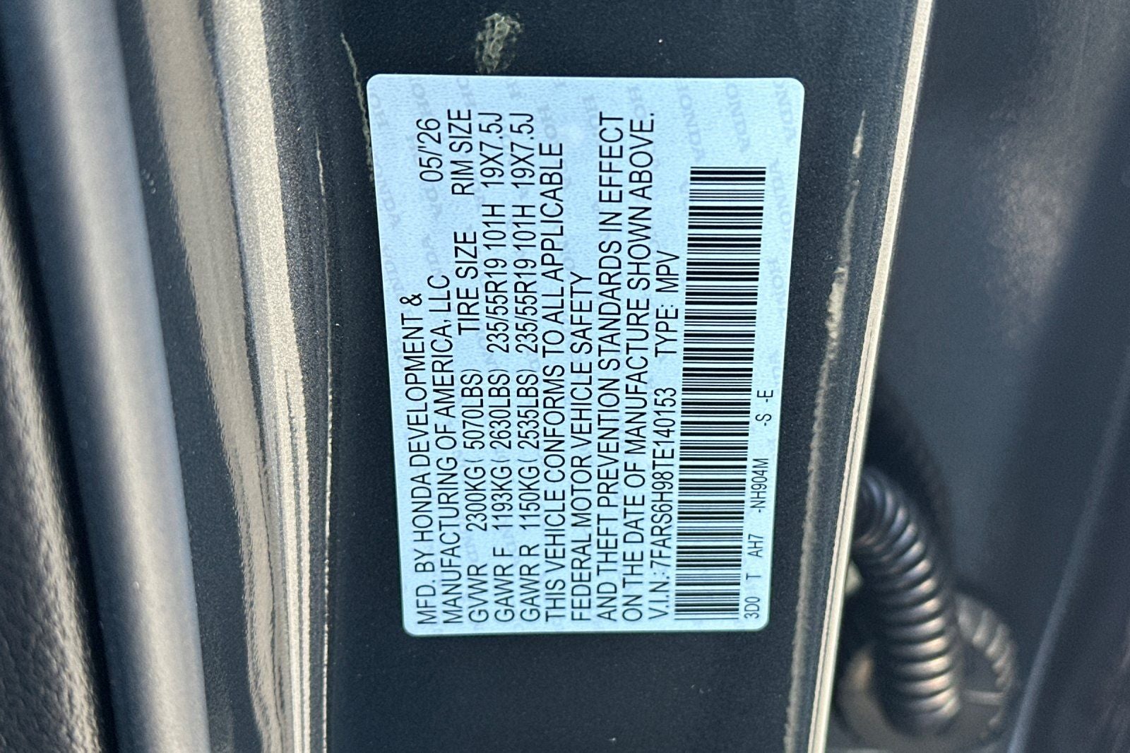2026 Honda CR-V Hybrid Sport Touring