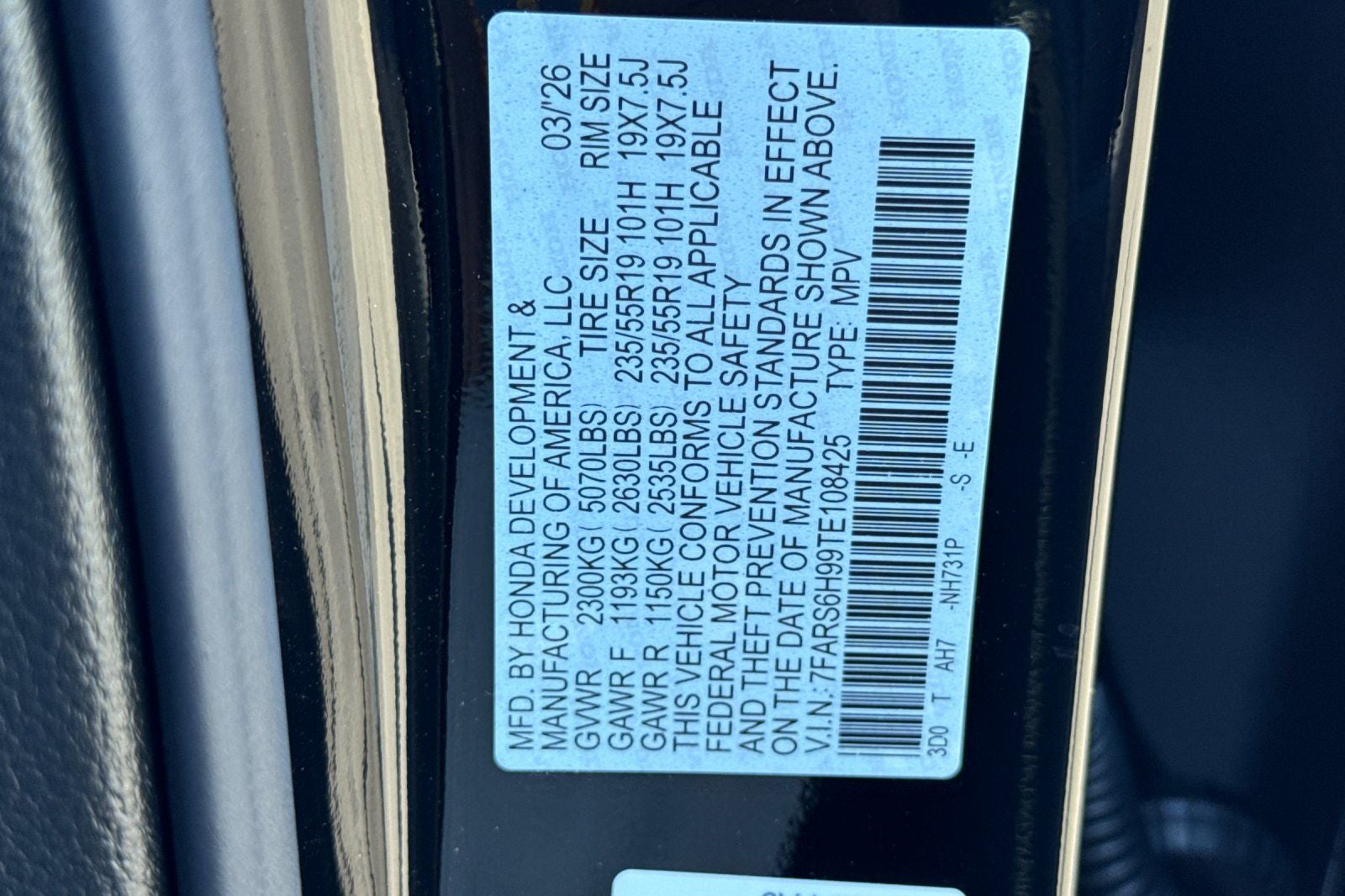 2026 Honda CR-V Hybrid Sport Touring