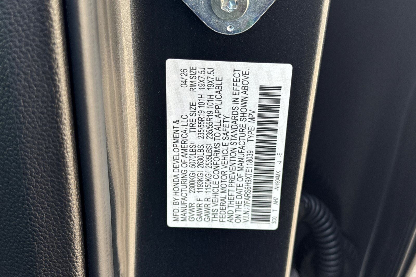 2026 Honda CR-V Hybrid Sport Touring