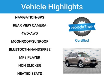 2014 Subaru Forester 2.5i Touring