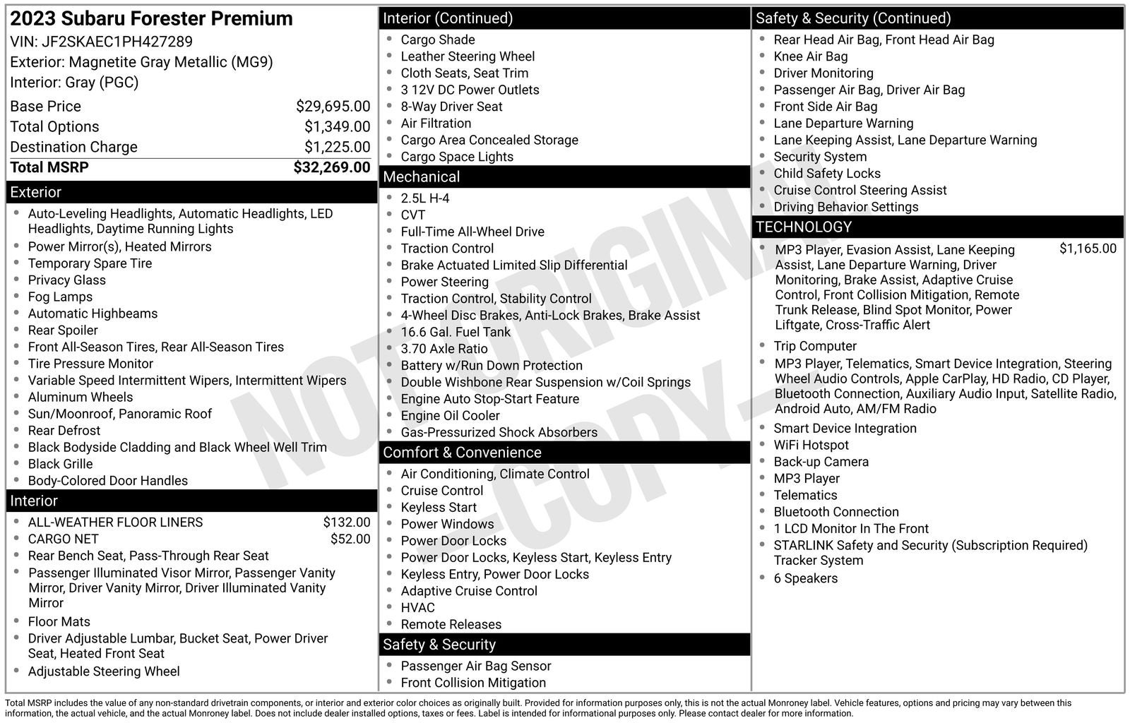 2023 Subaru Forester Premium
