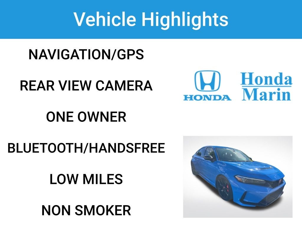 2023 Honda Civic Type R Manual