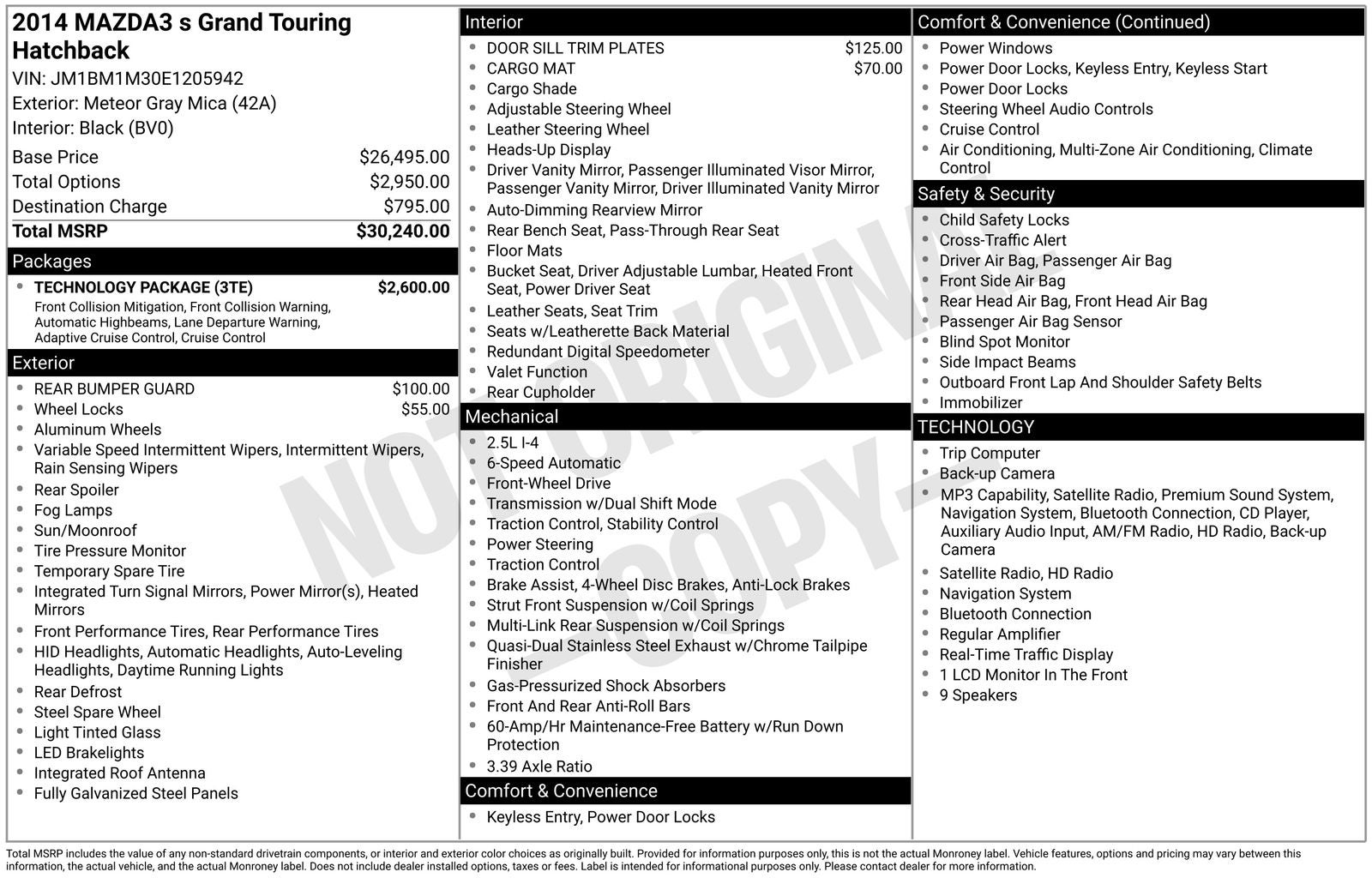 2014 Mazda Mazda3 s Grand Touring